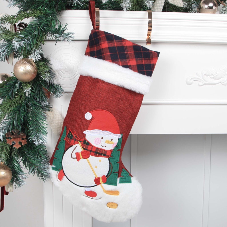 Personalized Christmas Stockings Embroidered Name Christmas - Etsy