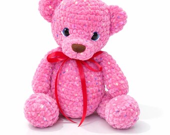 Amigurumi pink bear
