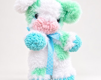 Amigurumi Fluffy Cow