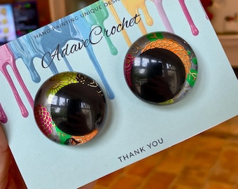 Handpainted 30mm safety eyes