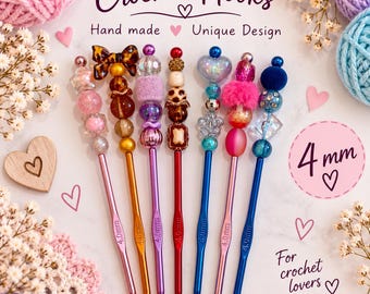 4 mm  Crochet hook handmade design