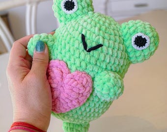 Plush Yarn Amigurumi Frog