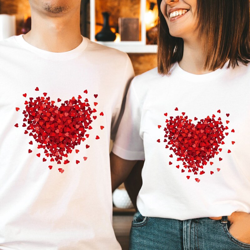 Front Back Red Heart Tee
