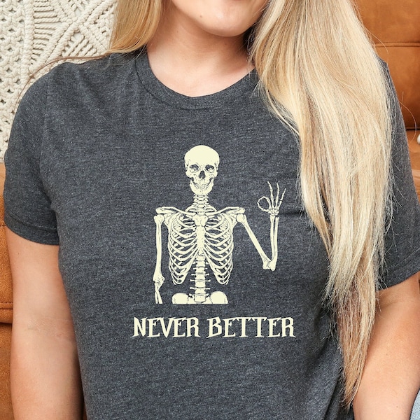 Skeleton Tee - Etsy