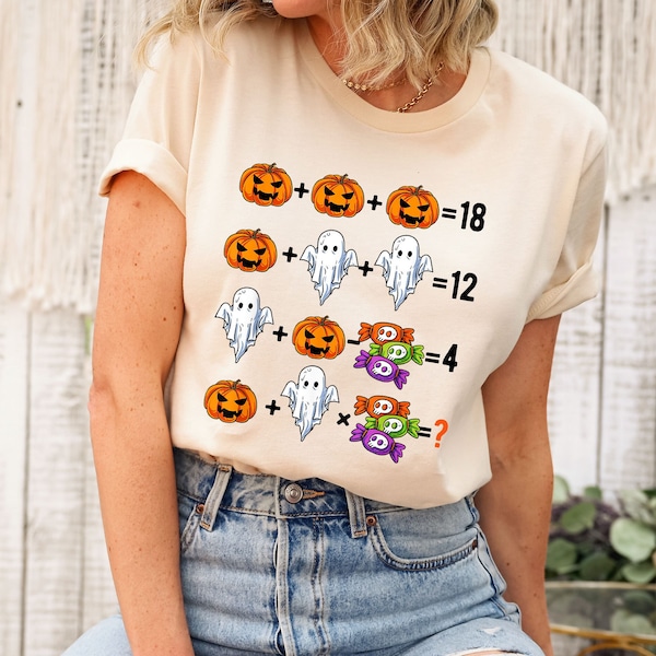 Halloween Teacher Shirt, Math Teacher Halloween Shirt, Halloween Teacher, Math Teacher Shirt, Halloween Part Shirt, Funny Halloween T-shirts