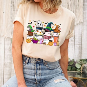 ER Nurse Halloween Shirt, Halloween Emergency Department Nurse Shirt, Ghost Pumpkin Nurse Shirt, Nursing Haunted House Shirt, Spooky College