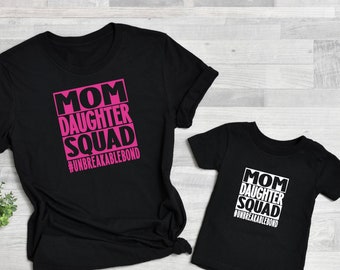 Mom and Daughter Squad T-Shirt: Matching Mother's Day Shirts