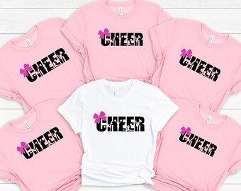 Cheerleader Shirt: Sport Team Support Tee, Cheer Mom Gift