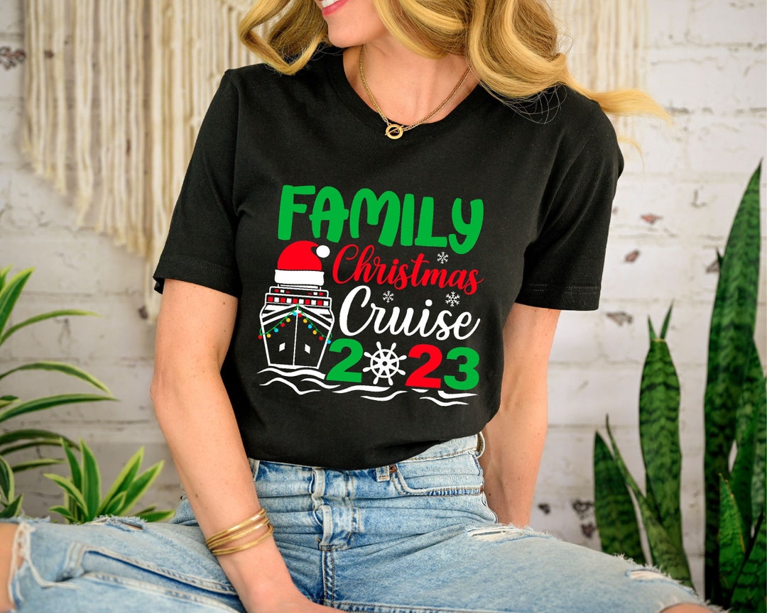Christmas Family Cruise 2023 Shirt, Christmas Cruise Crew Shirts