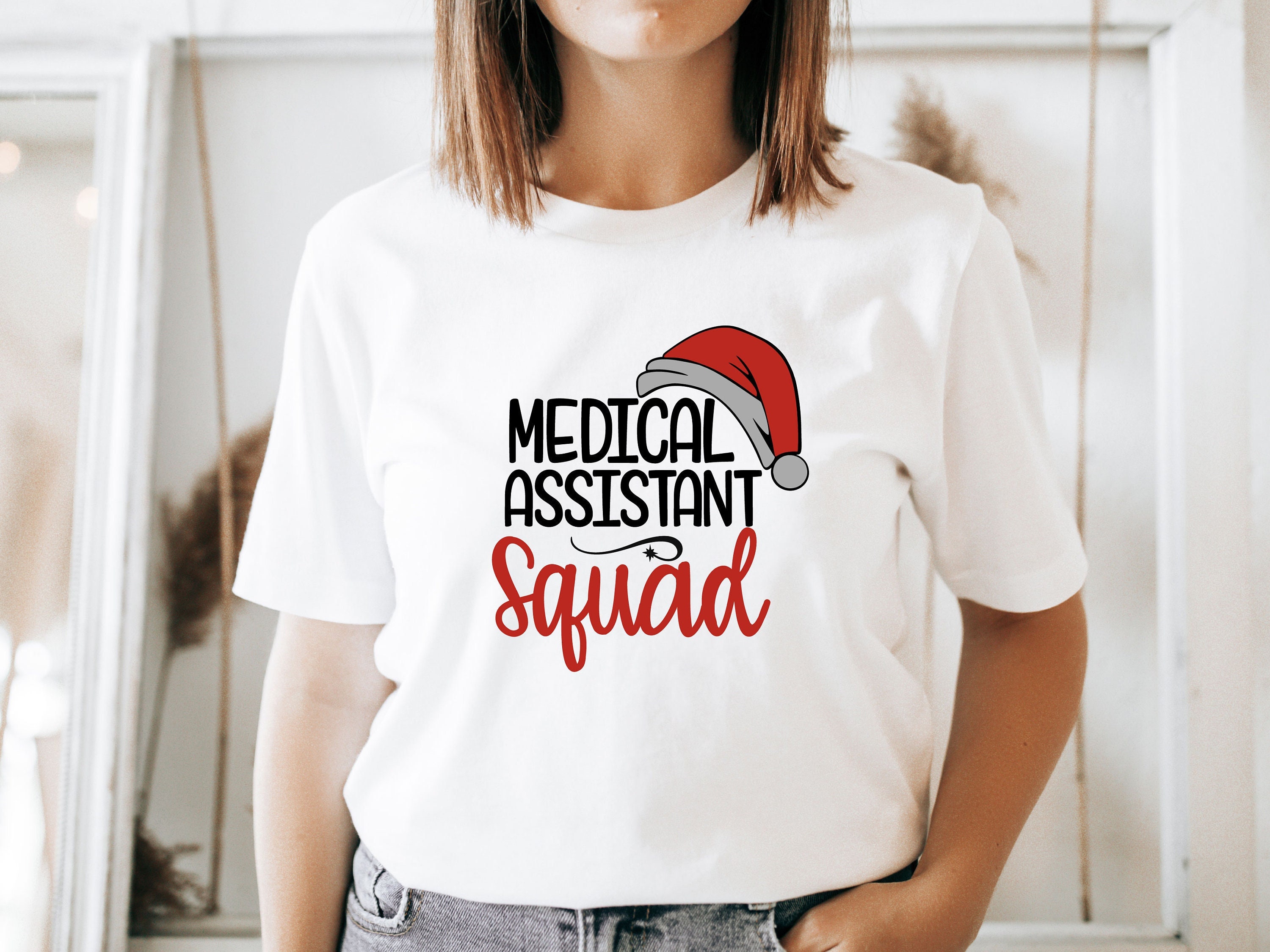 Christmas Medical Assistant Shirt Etsy