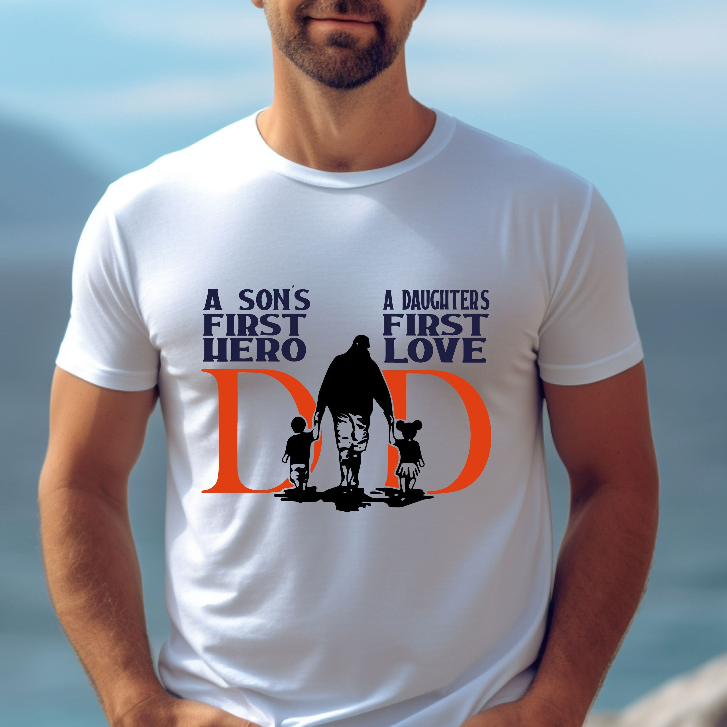 Dad A Sons First Hero A Daughters First Love Shirt Dad A Sons First Hero A Daughters First Love Shirt