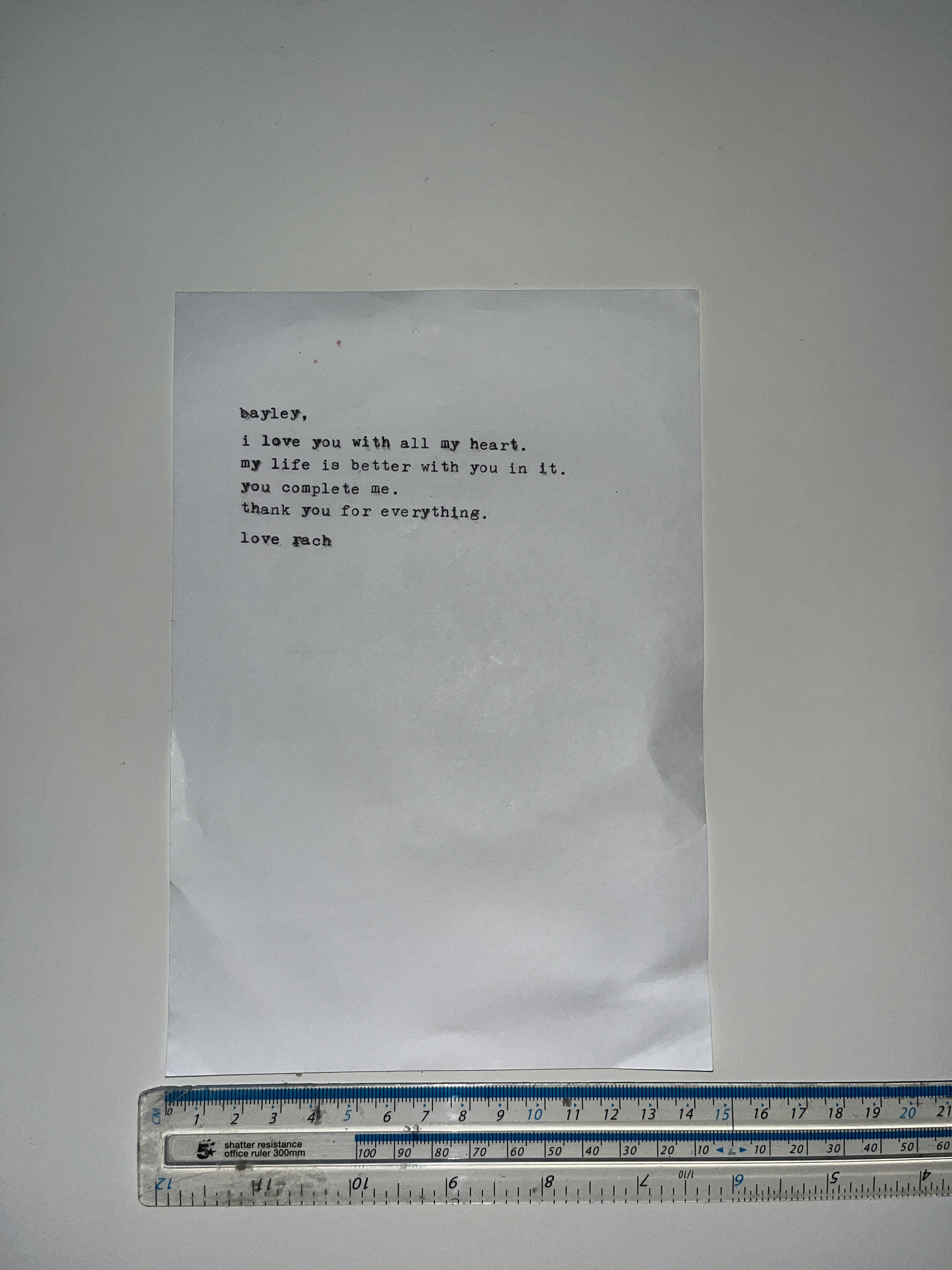 Personalised Typewritten Messages Letters/ Quotes/ Posters. Etsy
