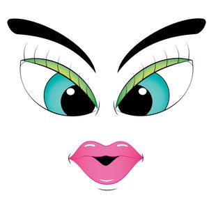 Kissy Cartoon Print