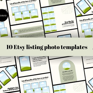Etsy Listing Photo Templates | Digital Etsy Mockup Images | Etsy Shop Banner | Etsy Seller Mockup Template | Digital Canva Mockup Bundle