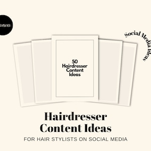 50 Hairdresser Content Ideas | Hair Stylist Reels & Tiktok Social Media Content To Post | List of 50 Video Ideas For Stylist Professionals