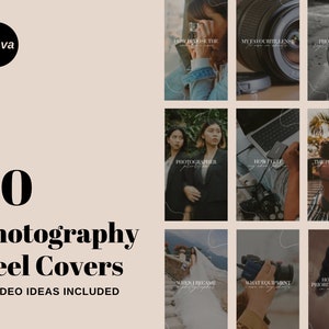 Photography Instagram Reel Covers Template | Professional Templates For Service Providers | Photographer Showit Website Design