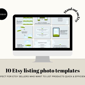 Etsy Listing Photo Templates | Digital Etsy Mockup Images | Etsy Shop Banner | Etsy Seller Mockup Template | Digital Canva Mockup Bundle