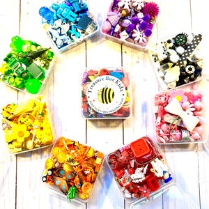 Mini Pocket Treasure Boxes :  Loose Parts / Sensory Toys / Tinker Box / Speech & Language  /  Montessori Inspired  / STEM / Quiet Play