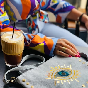 Cross Body Bag - Evil Eye | Handbag | Clutch | Shoulder Bag | Leather Bag | Various Colors