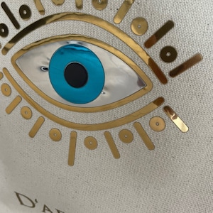 Beach Bag - Evil Eye | Beach bag | Shopper | Jute | Tote bag