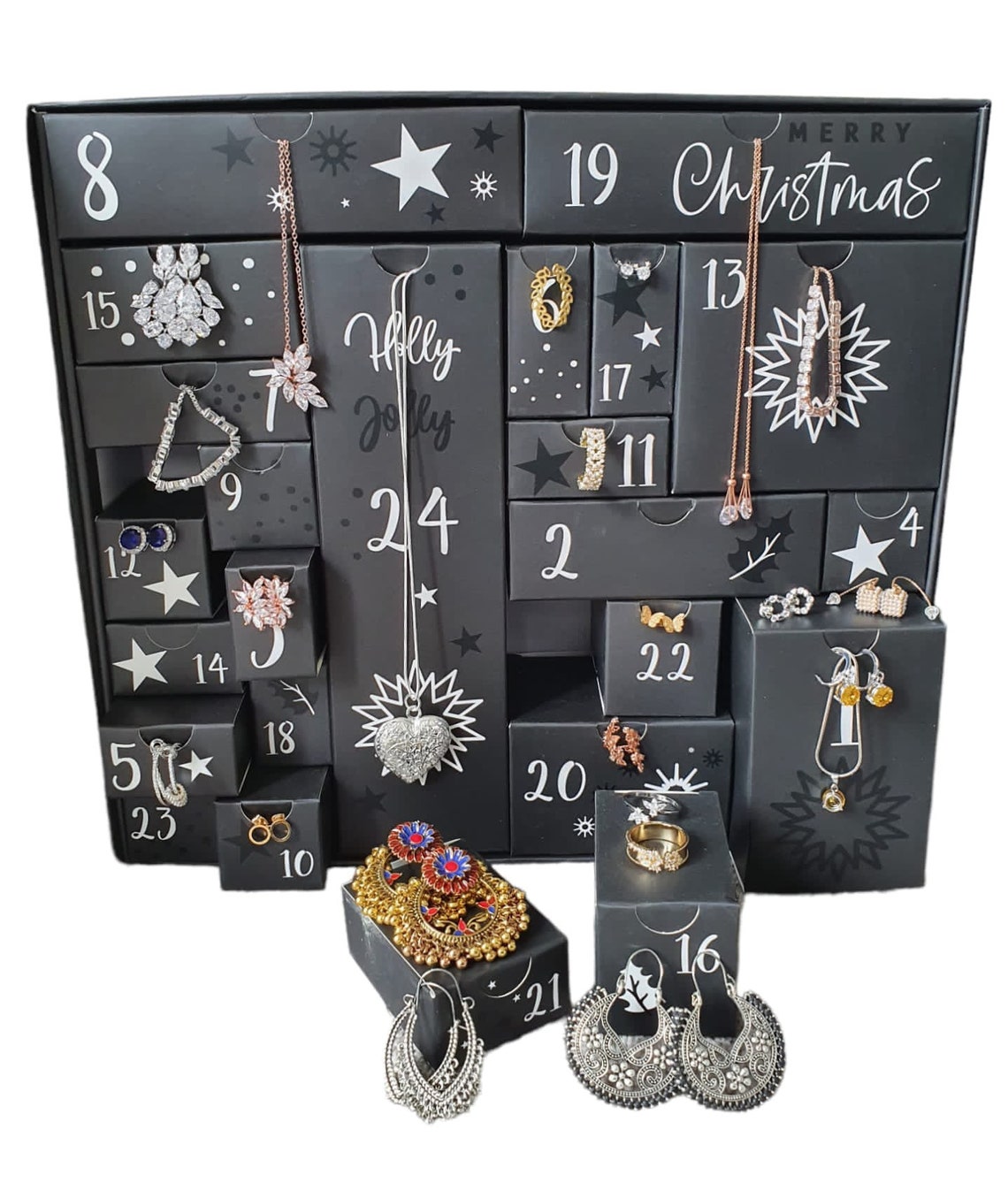 Christmas Jewellery 24 Day Luxury Advent Calendar Book With Etsy UK