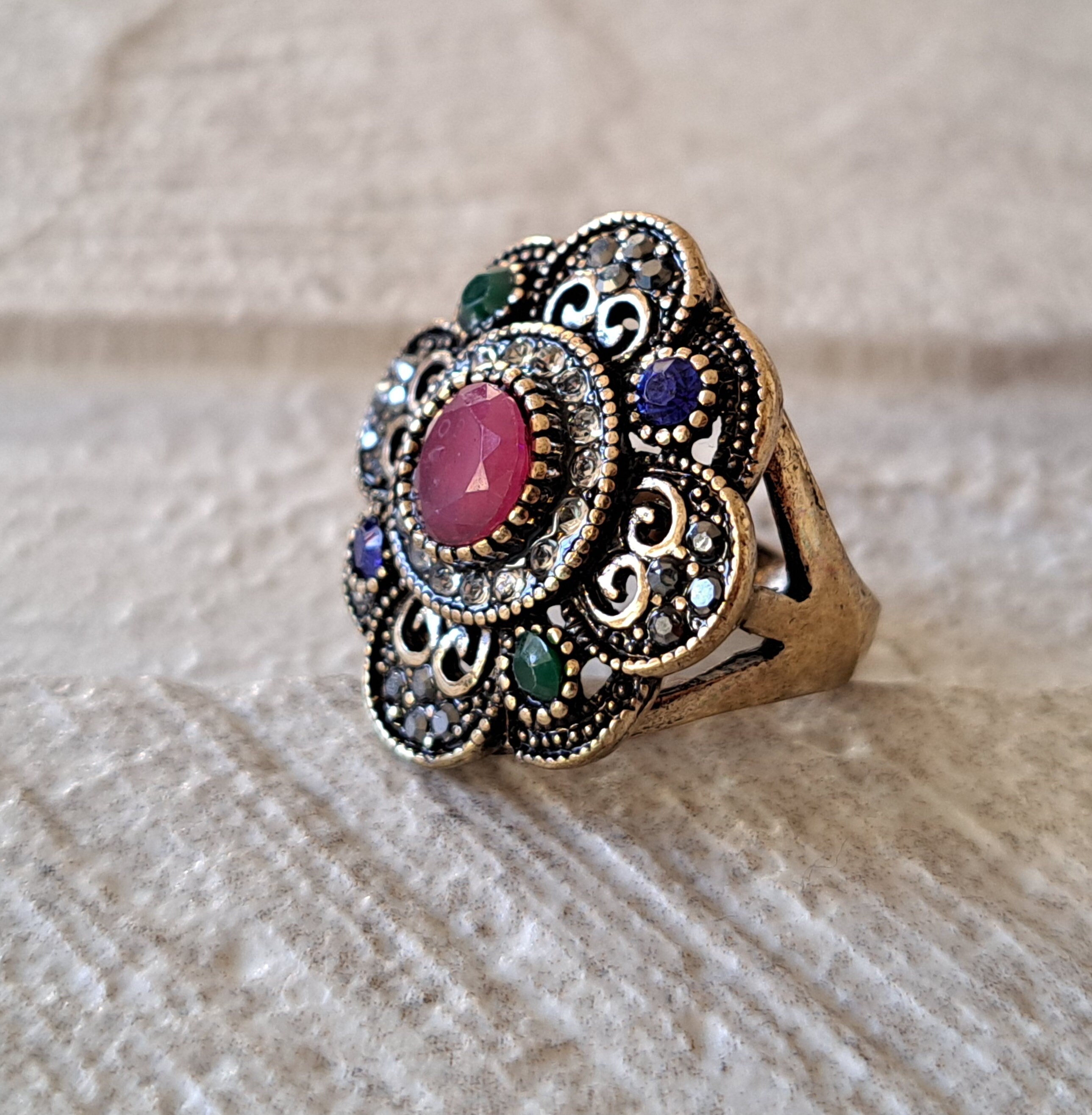 Bague swarovski rouge new arrivals
