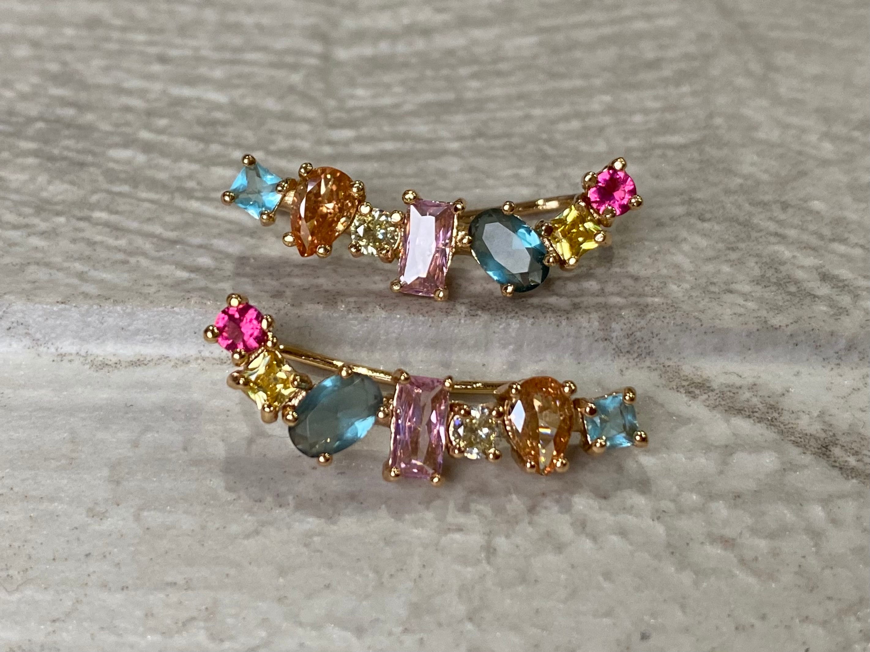 Swarovski snake 2024 ear cuff