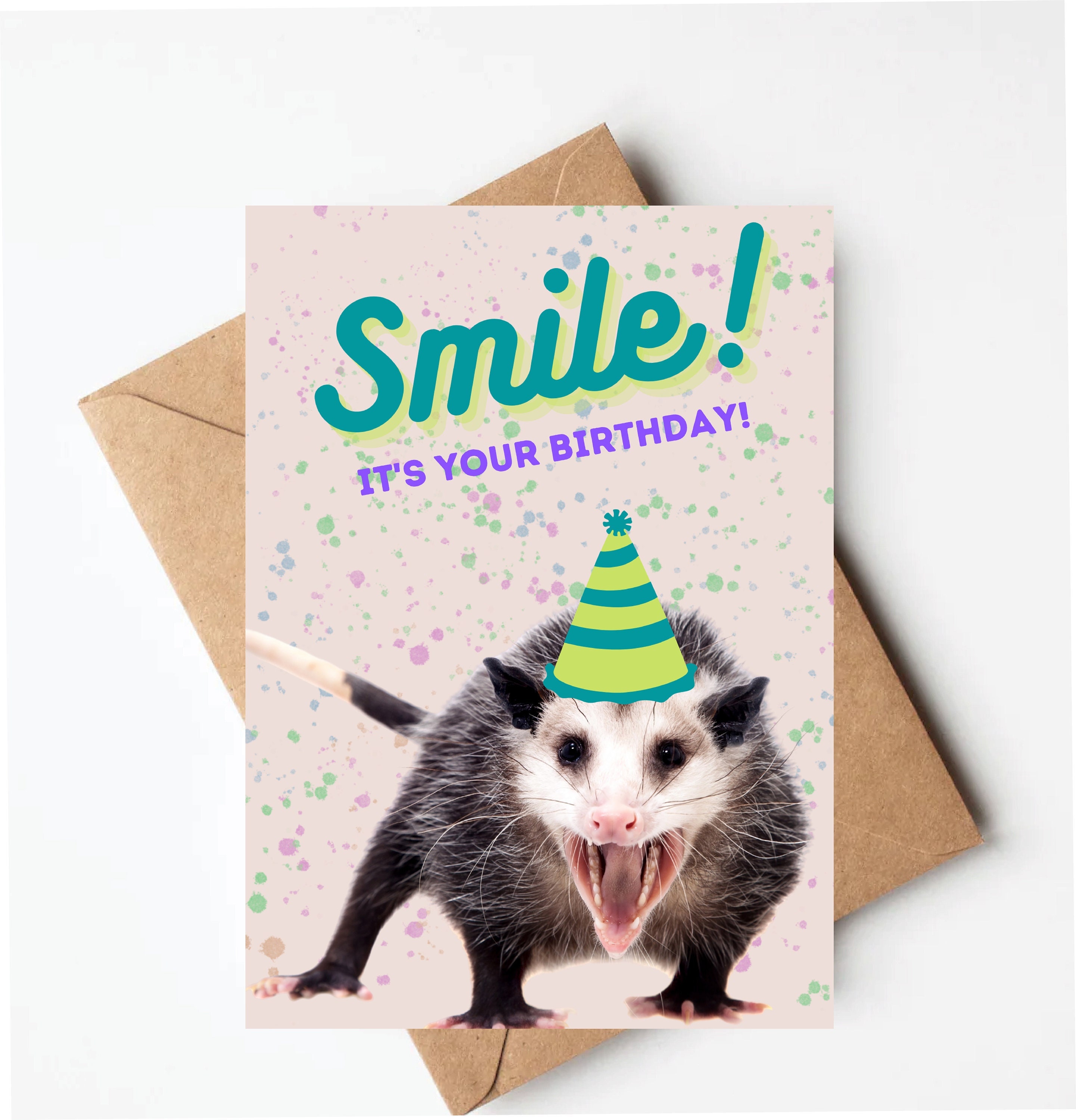 Possum Mom Birthday Cards Funny Gifts For Moms – Liyana Studio