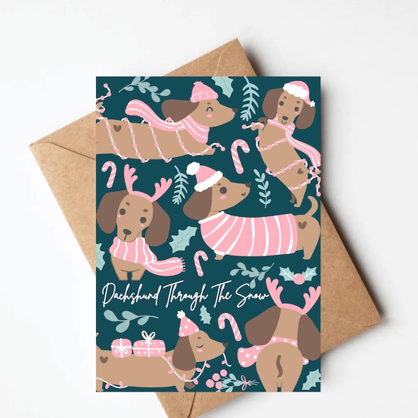 Dog Christmas Cards Etsy