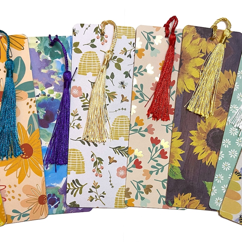 Floral Bookmarks in Bulk - Etsy