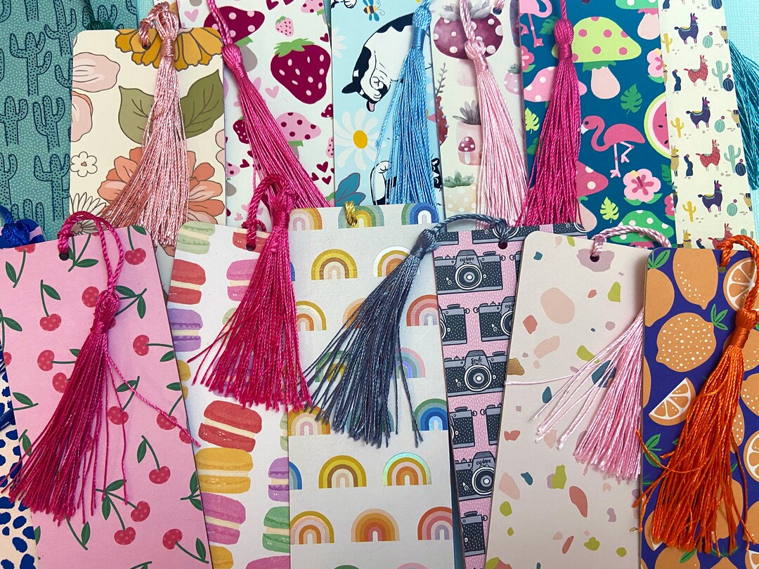 Bulk Bookmarks, Assorted Bookmark Bundle, Cute Bookmarks, Bookmarks With Tassels in Bulk Etsy