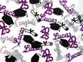 Personalized graduation confetti, graduation party decorations, class of 2025 confetti, high school college graduation confetti with names