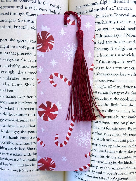 Art Bookmarks, Clear Page Bookmark Making Kit Waterproof DIY Handcrafted  With Tassel For Holiday Gifts For DIY 