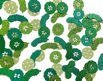 Pickle confetti, dill pickle birthday decorations, pickle party, glitter confetti, big dill birthday