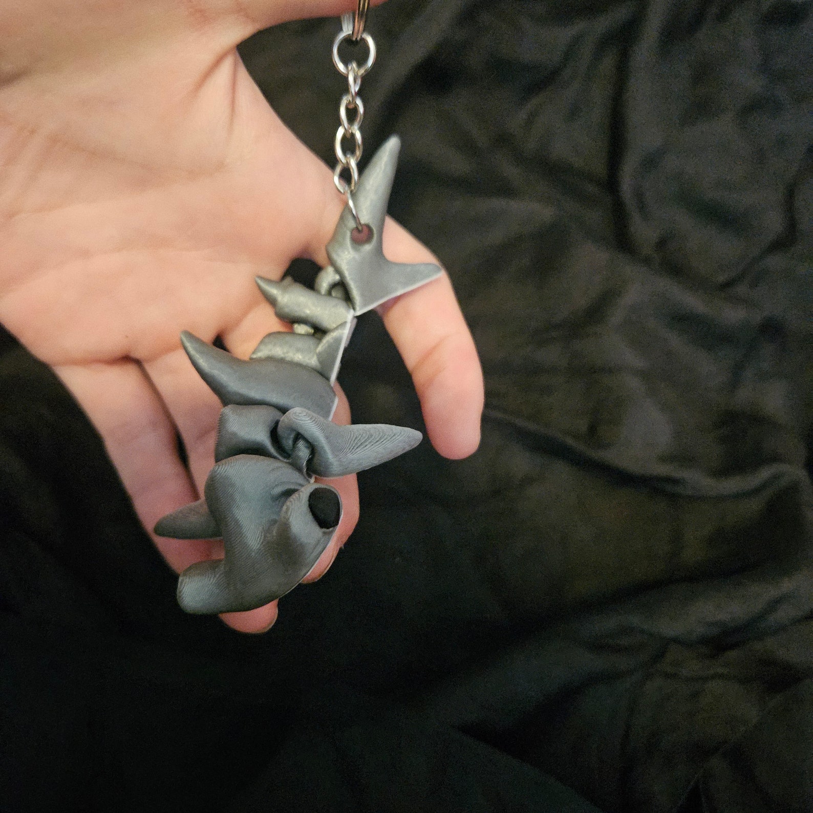 Flexi Fidget Shark Keychain Hammer Head Ocean Animal Accessory Sea ...