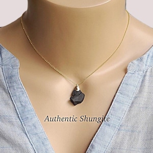 Shungite necklace etsy shop