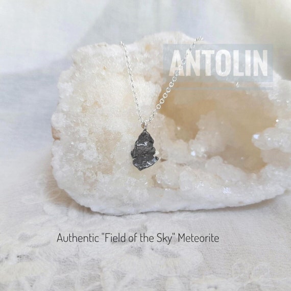 Iron meteorite pendant, meteorite necklace, Campo del Cielo necklace, Campo del Cielo meteorite, Field of the Sky necklace, Field of the Sky