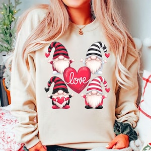 Valentine Gnomes PNG, Valentines Love Png, Valentine Sublimation Design, Gnomes Valentine, Love Png Sublimation Designs Digital Download