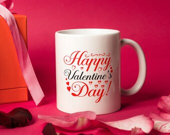 Valentines Day Mug and PNG Happy Valentines Day Cups Coffee Mug Wrap Valentine Mug Wrap Couple Mug and Gift Phrase Mug Wrap Bundle