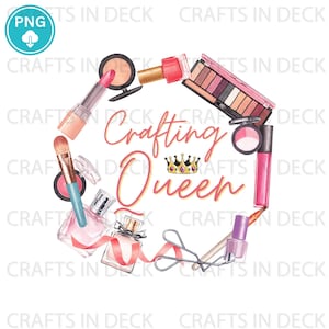 Crafting queen png craft life png crafter clipart western queen png western png sublimation design download