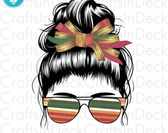 Mexicana png Mexican messy bun png western Mexicana png cinco de mayo png Mexico png sublimation design download