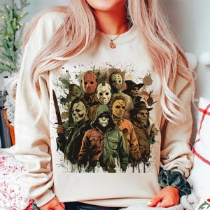 Friends Horror Characters Png Horror Movie Png Happy Halloween Gift Png Scary Halloween Movie Png Scary Png Sublimation Design Download