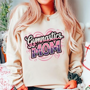 Gymnastic Mom Png, Mama Sublimation Design, Gymnast Cricut File, Boujee Gymnastics, Mama Gift Png, Digital Download Png