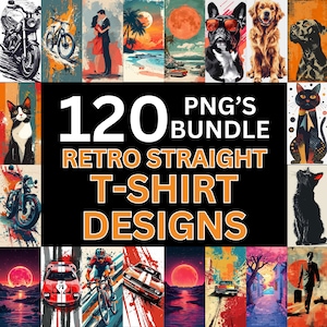 120 Tshirt Designs Bundle Unique Premium Tshirt Design Bundle All-in-One Mega Bundle Colorful Tshirt Design Download for Men Woman Kids