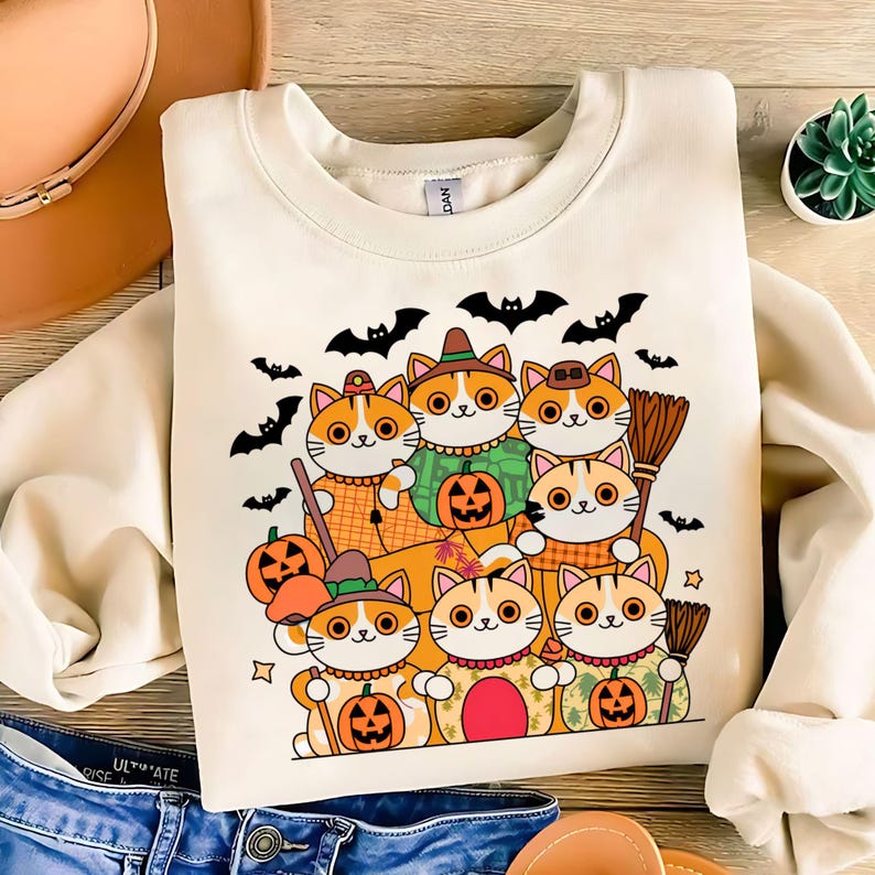 Halloween Kitten Png, Spooky Season Png, Cute Halloween Png, Halloween
