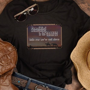 Something in the Orange tshirt, Cowboy girl Vintage Western shirt, Boho Western tee, Country Girl Trendy tshirts, Popular Country music tees