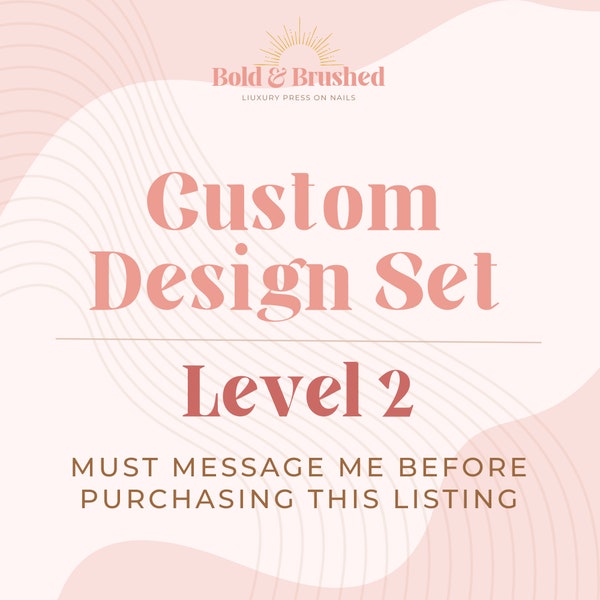 Custom Design Set, Mystery Nail Art, Luxury Hand Painted Press On Nail Enhancement.