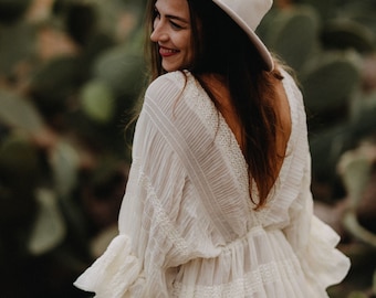 Robe bohème Anabelle pour femmes | Robe vintage en dentelle pour la séance grossesse | Accessoires photo | Séance photo de grossesse