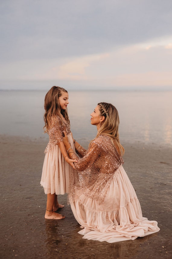 Little Chloe Girls Boho Dress Tulle Sequins Vintage Dresses for Children Bohemian Natural Clothing Kids Little Retro Fashion Etsy Israel