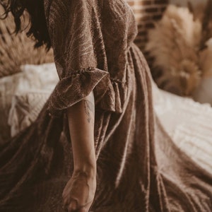 Soraya Women&#39;s Boho Dress | Extraordinary Vintage Dress For The  Maternity Session | Photo Props | Pregnancy Photo Shoot